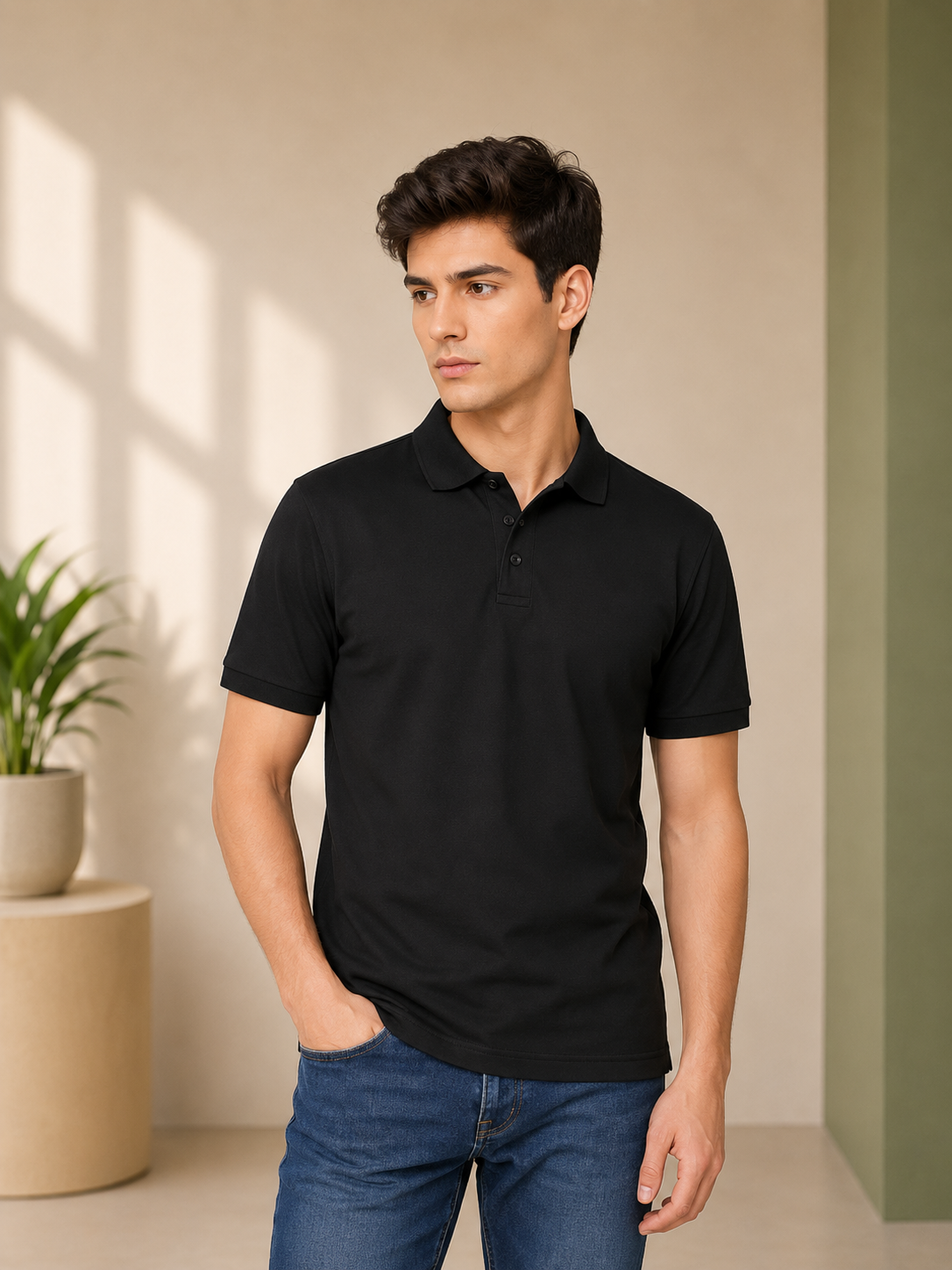 Mars Collar T-shirt